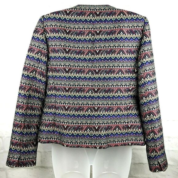 Tahari Women Blazer Suit Jacket 4 Open Front Classic Church Corpcore Career - Picture 2 of 10